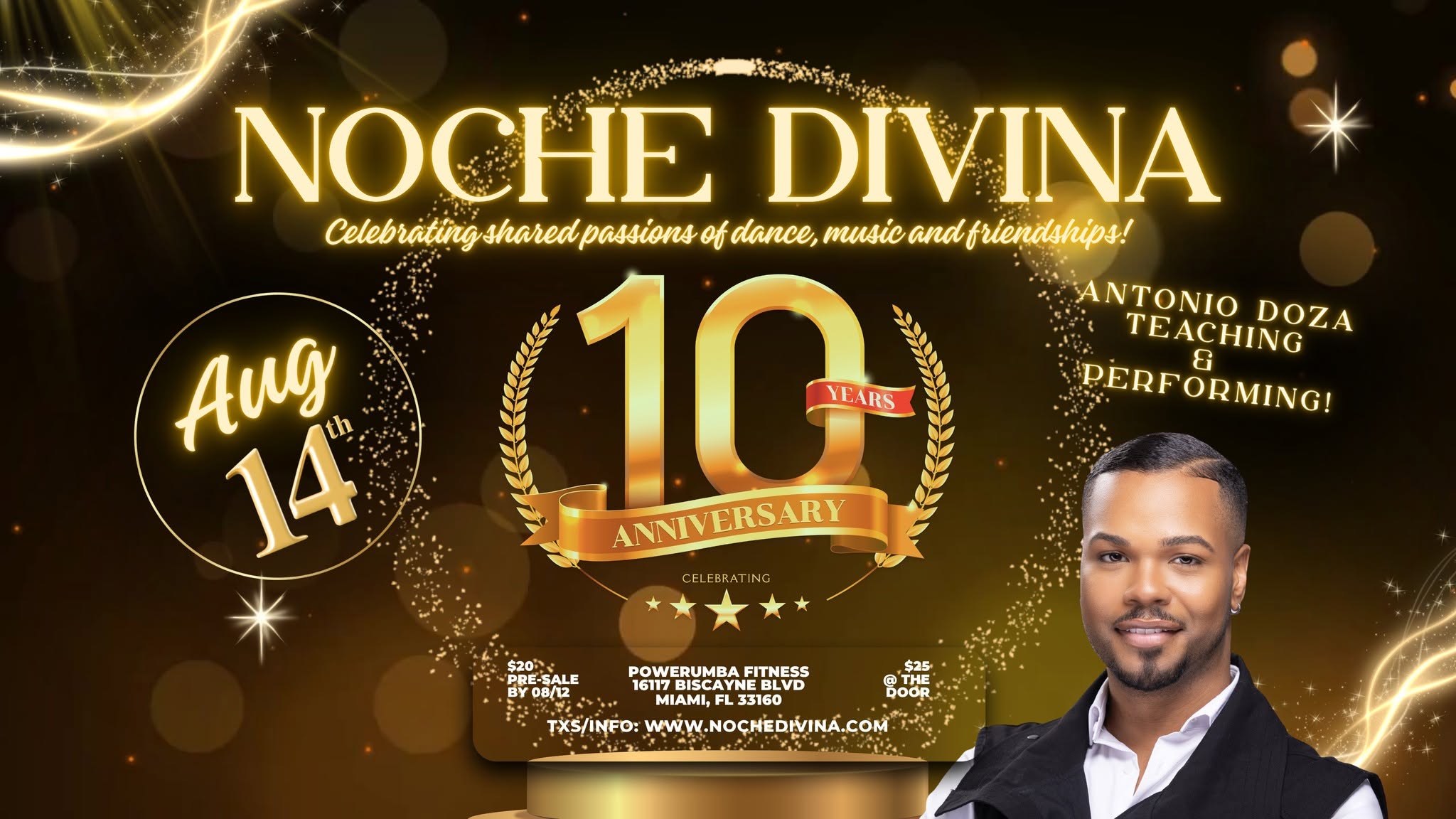 Noche Divina Salsa Bachata Social - The 10yr anniversary!