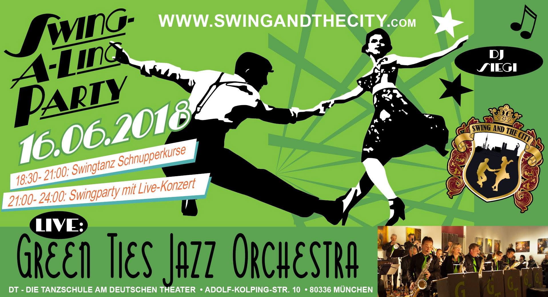 Swing-a-Ling Party: Live mit den Green Ties