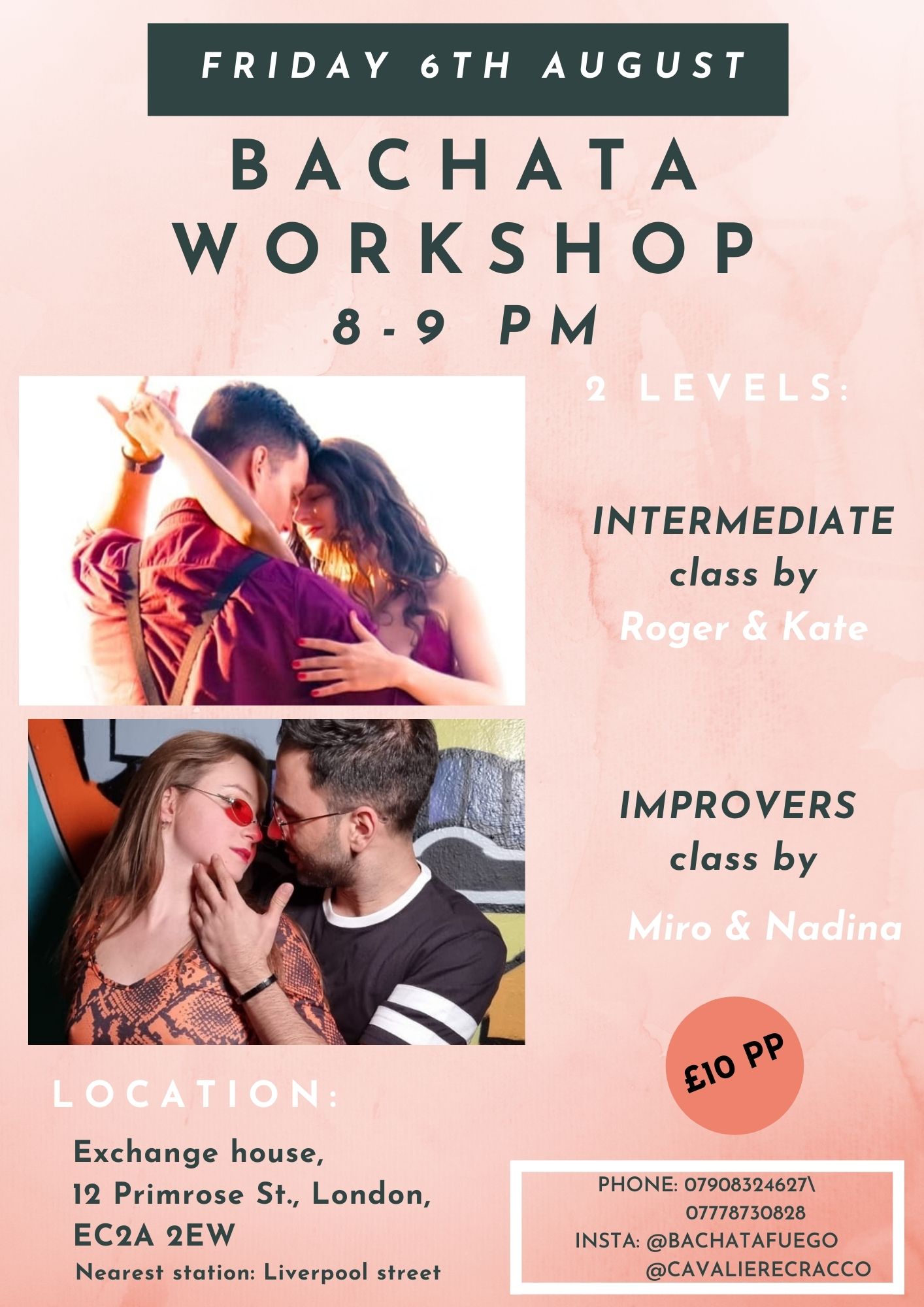 Bachata Workshop - Liverpool Street