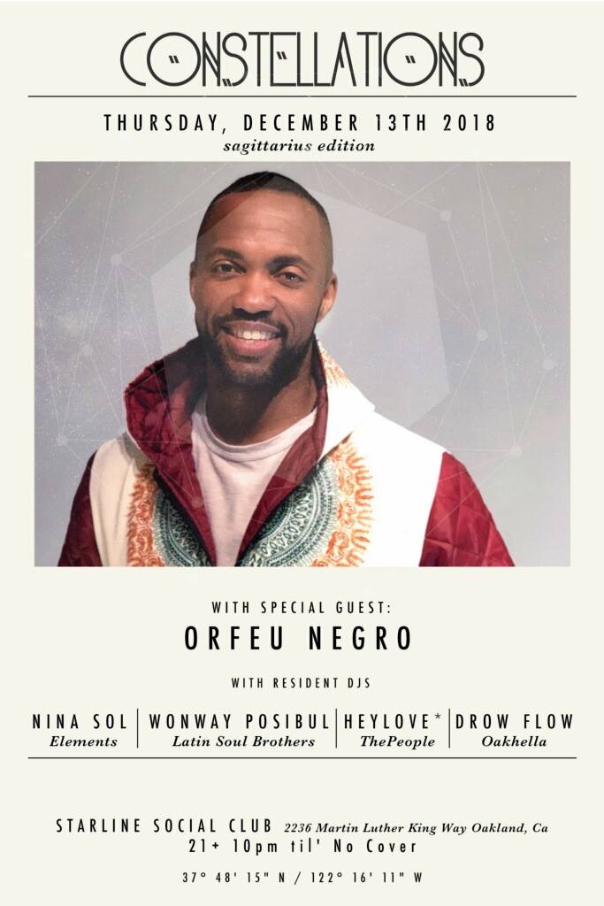 Constellations Sagittarius w guest Orfeu Negro!