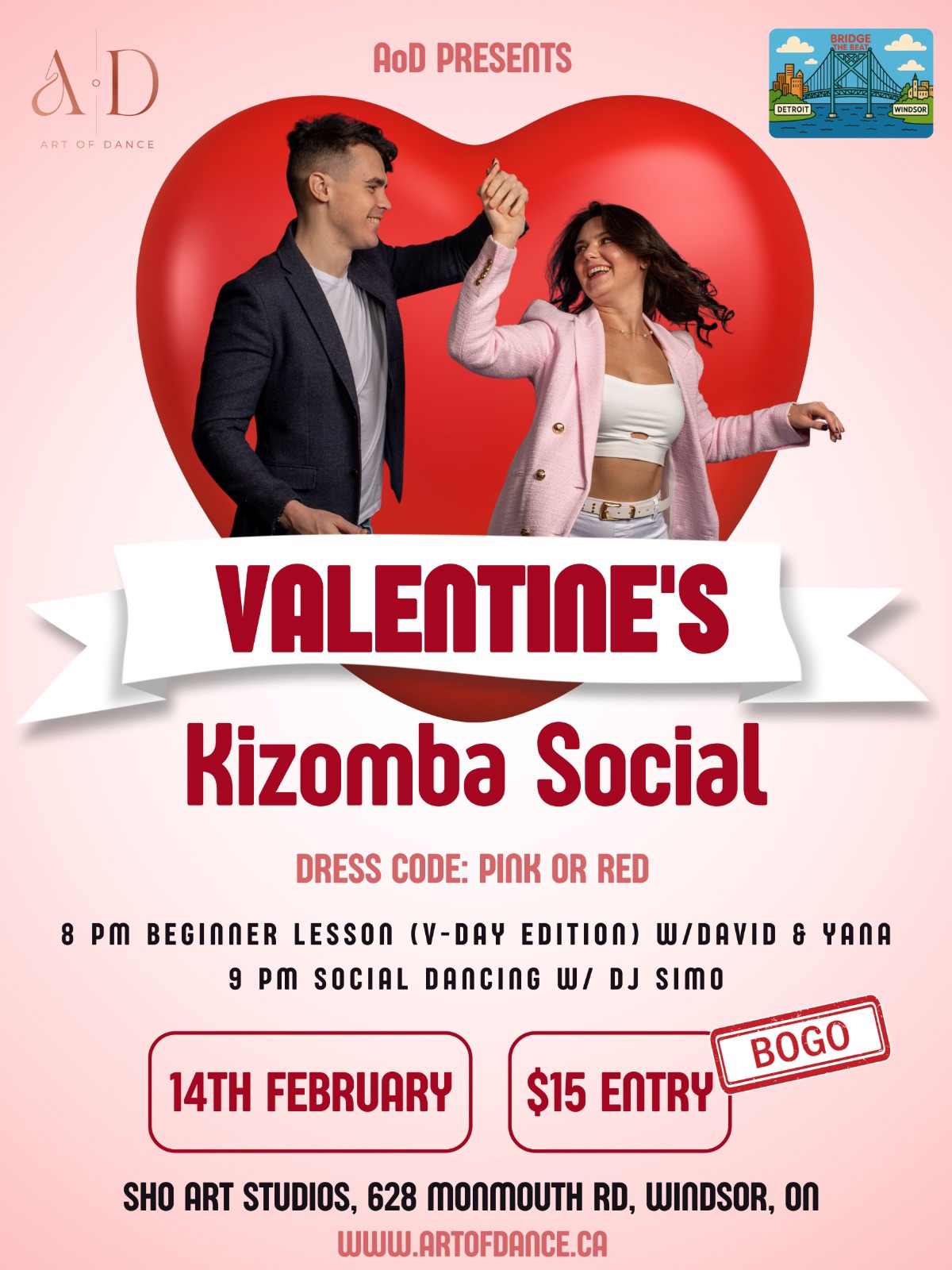 Valentine’s Kizomba Social at Shō Studios
