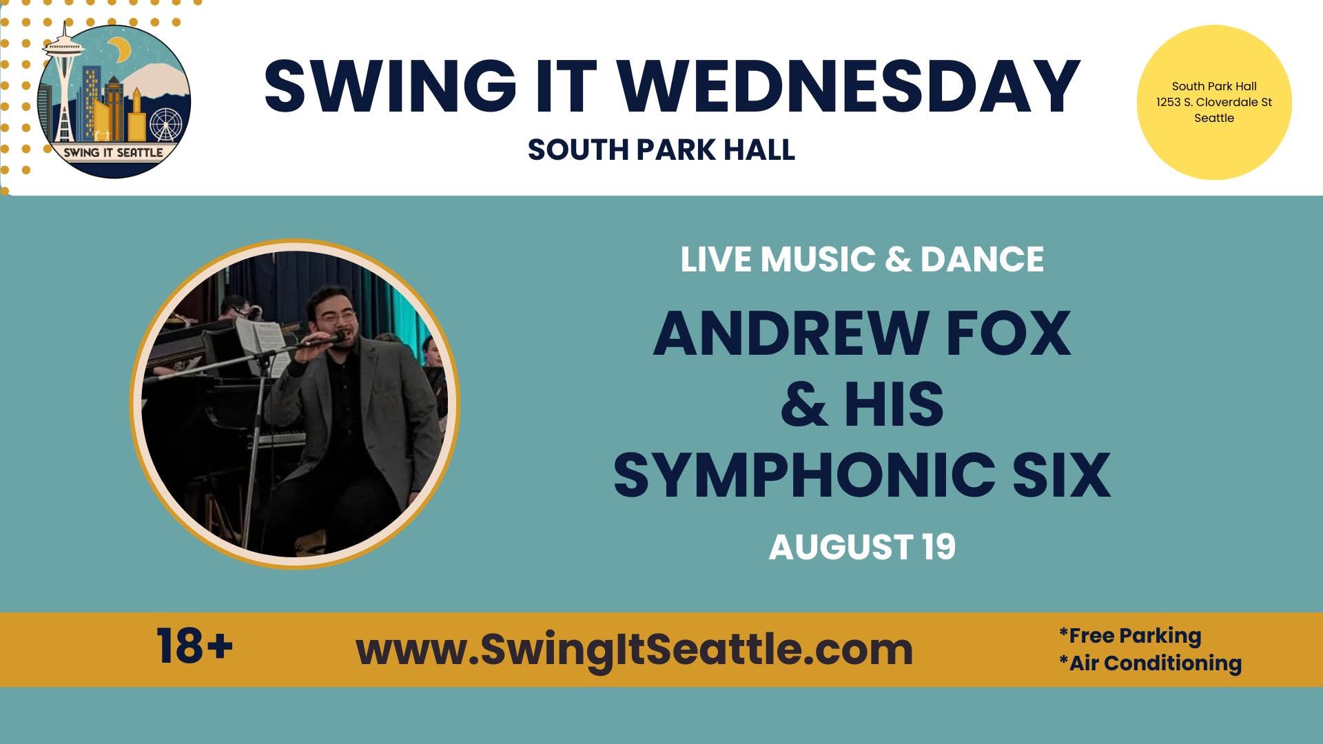 Swing It Wednesday - Andrew Fox & His Symphonic Six