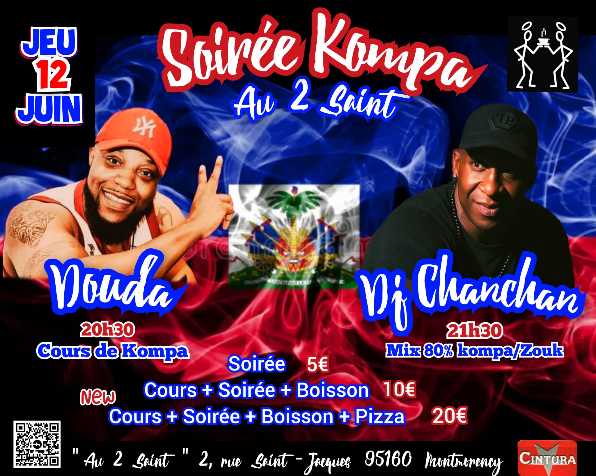 DJ CHANCHAN : Mensuelle Zouk Kompa Au 2 Saint