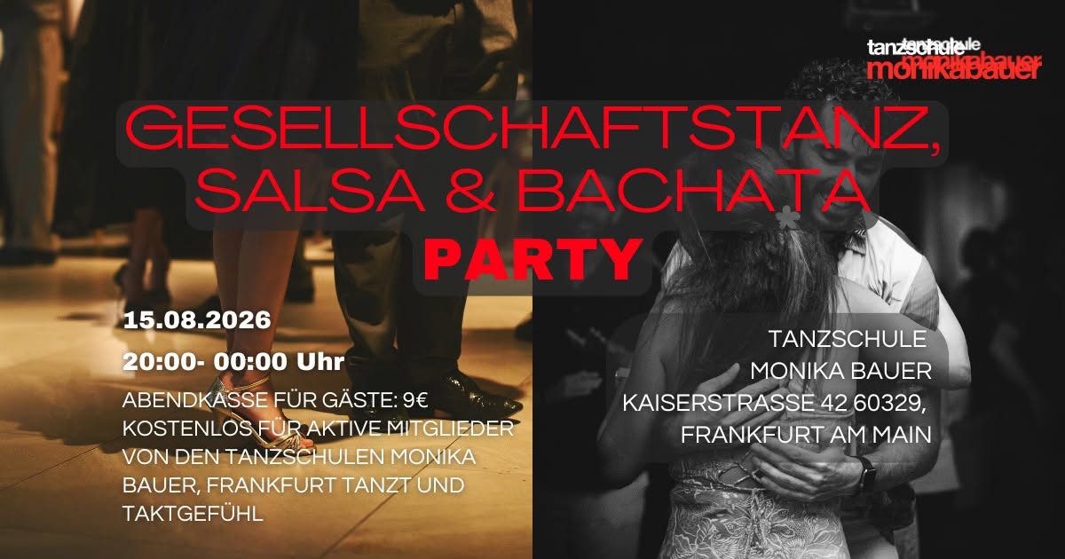 Gesellschaftstanz, Salsa & Bachata Party