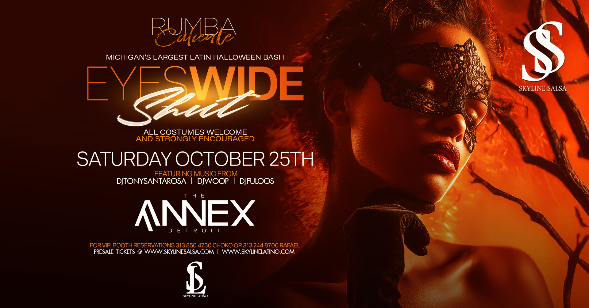 Eyes Wide Shut : Michigan's Largest Latin Halloween Masquerade 2025