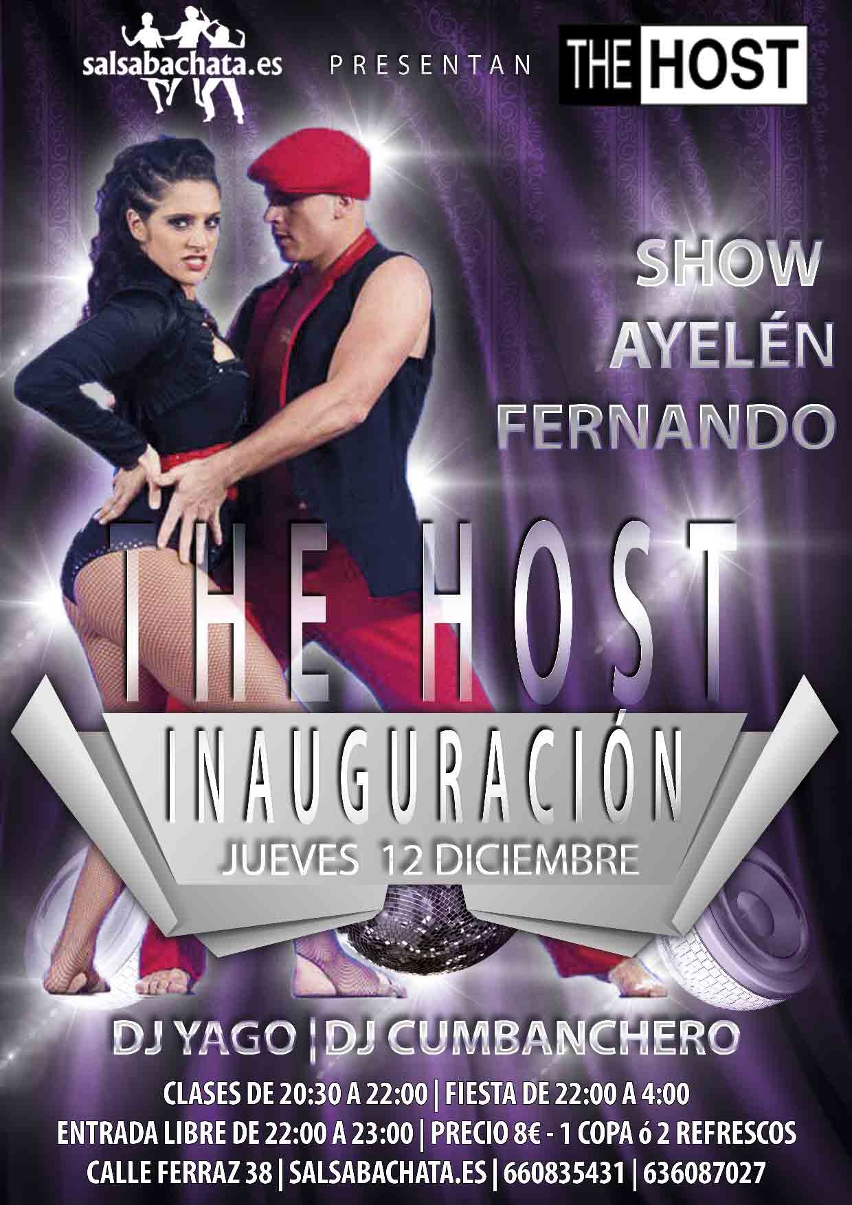INAUGURACIÓN JUEVES DE SALSA EN "THE HOST", ex-Ramdall