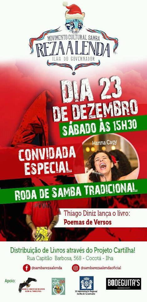 Voltamos com tudo: Samba Reza a Lenda de Natal!