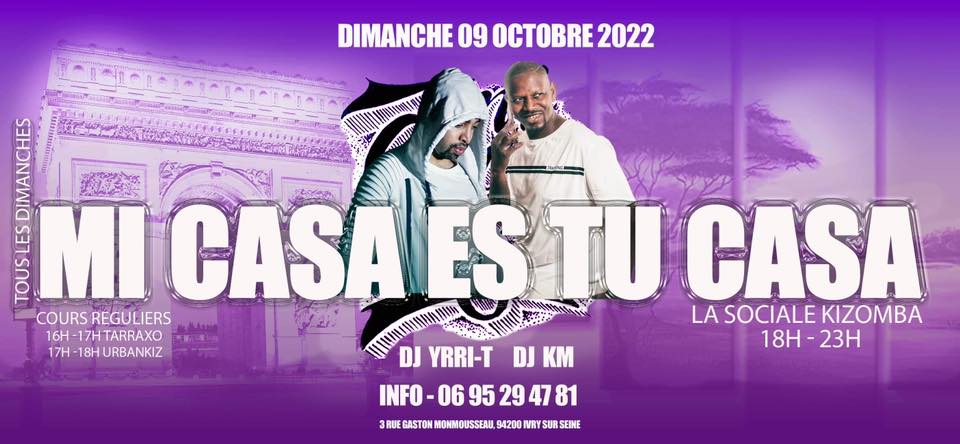 Tous les Dimanches - MI CASA ES TU CASA by KMEM EVENTS- DIMANCHE 09 OCTOBRE 2022