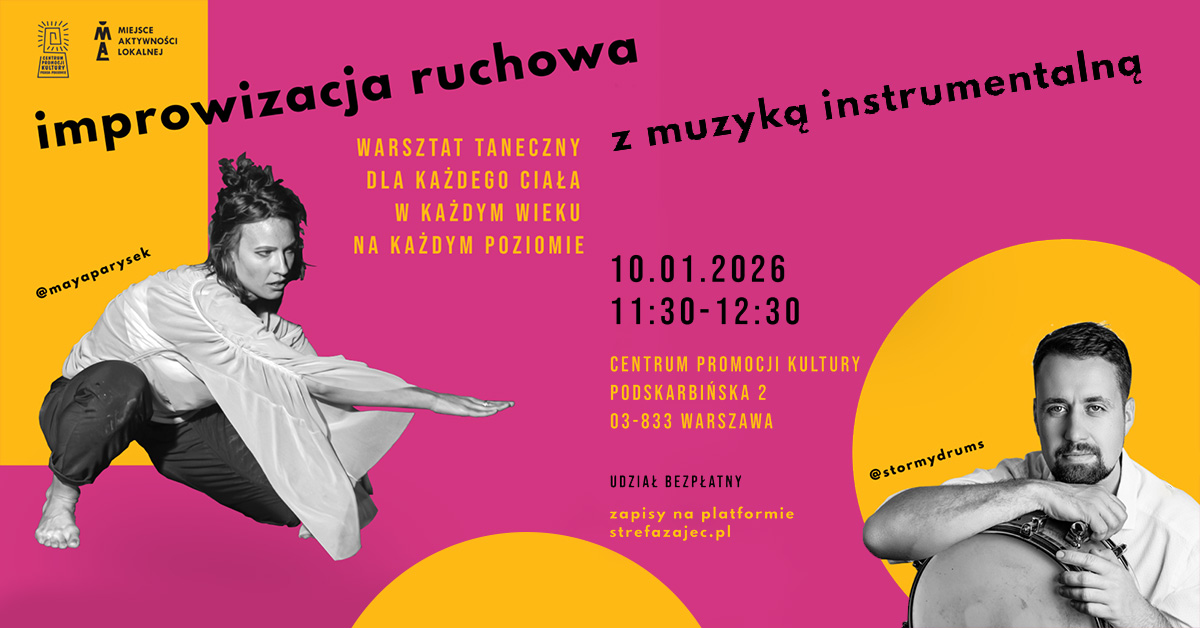 Improwizacja ruchowa z muzyką instrumentalną na żywo