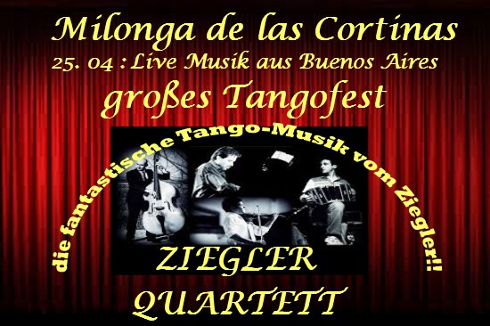 CUARTETO ZIEGLER mit Live-Musik aus Buenos Aires