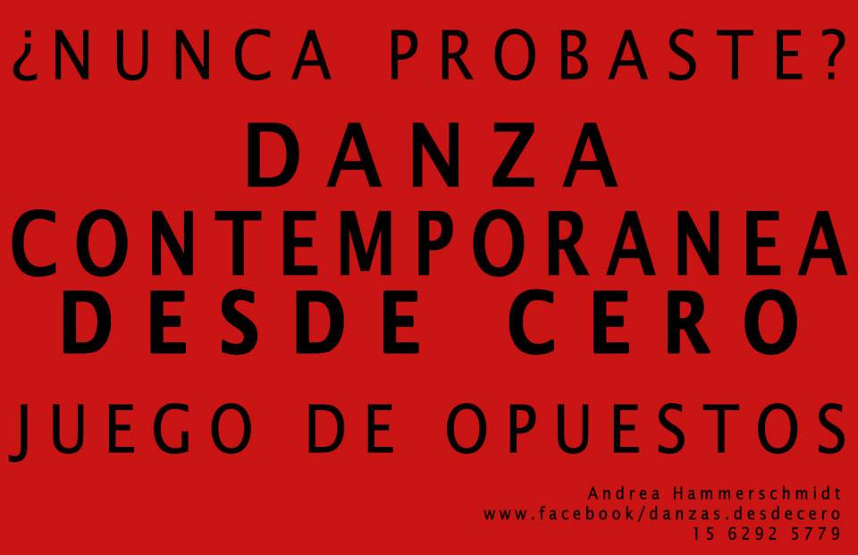 DANZA CONTEMPORÁNEA DESDE CERO EN BESOS BRUJOS TANGO ESCUELA