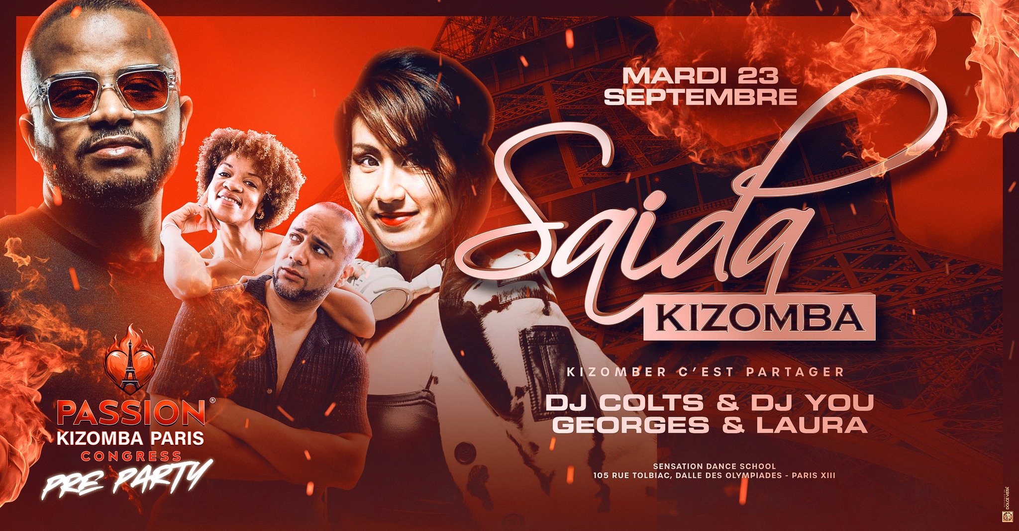 Saida Kizomba préparty Passion Kizomba Paris Congress