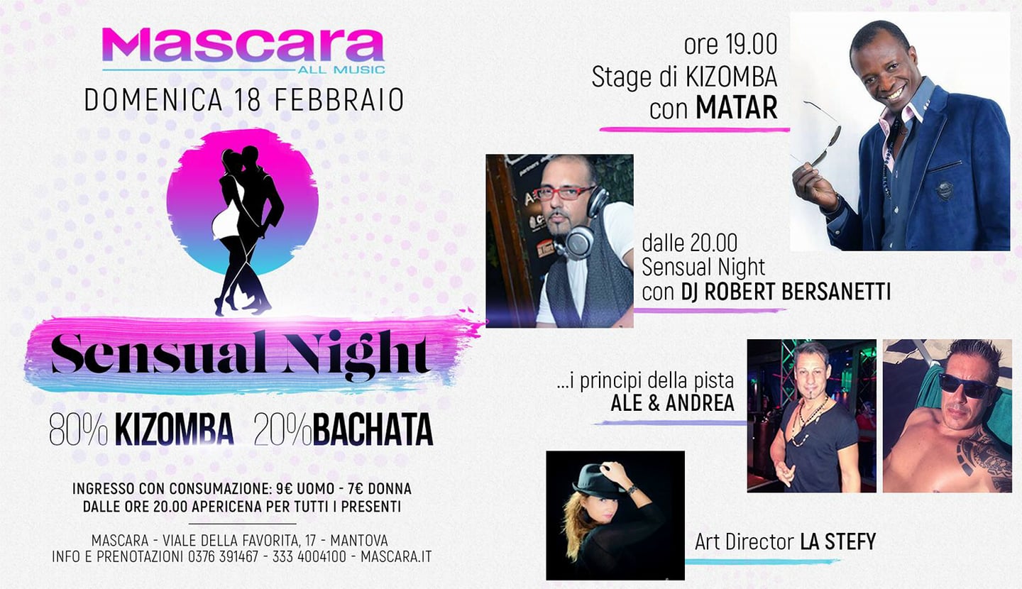 Sensual Night - Domenica 18 Febbraio