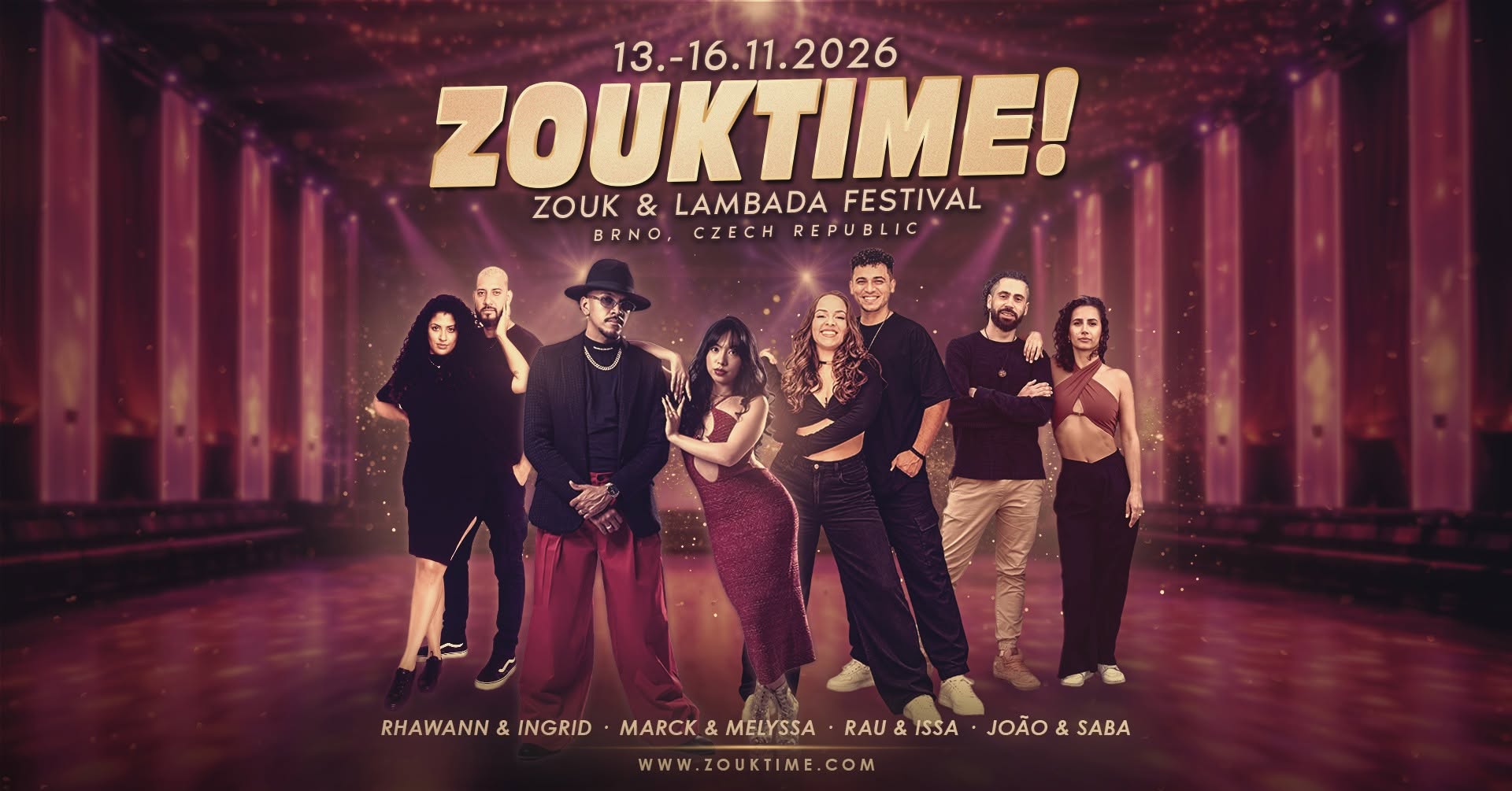 ZOUKTIME! 2026 - BRNO zouk & lambada festival
