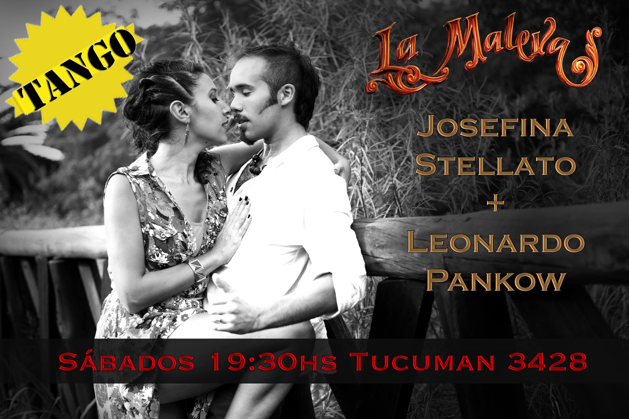Tango en La Maleva con Leo y Josefina