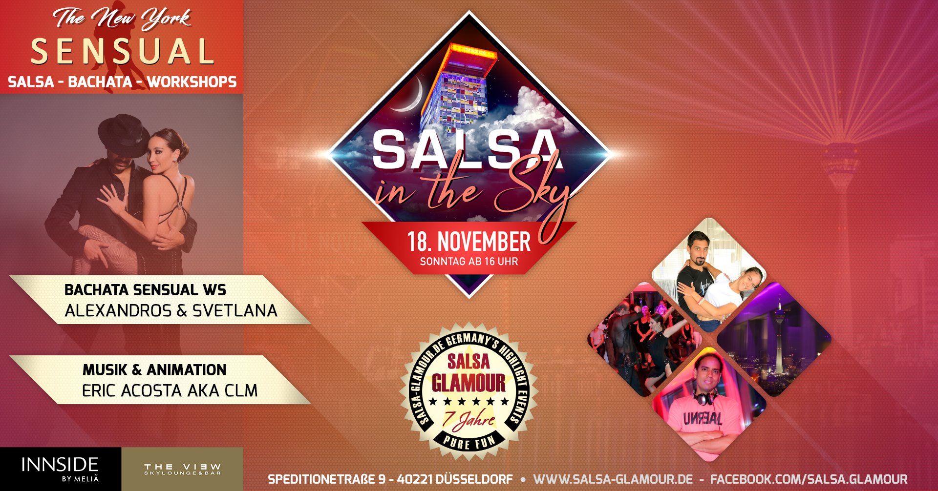 Salsa Glamour In The Sky "New York & Sensual" - einfach Spaß !