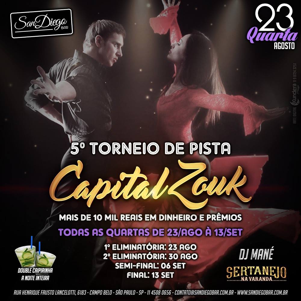 Lista encerrada Capital Zouk 23-08-17