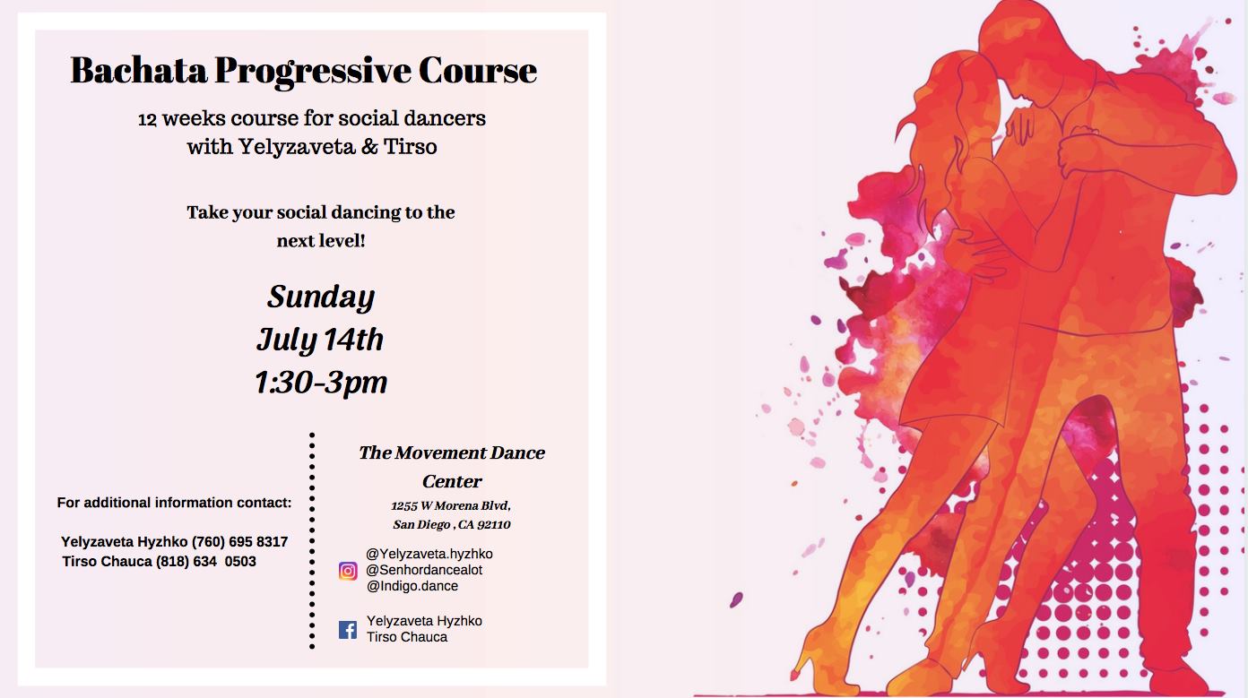Bachata Progressive Course with Yelyzaveta & Tirso