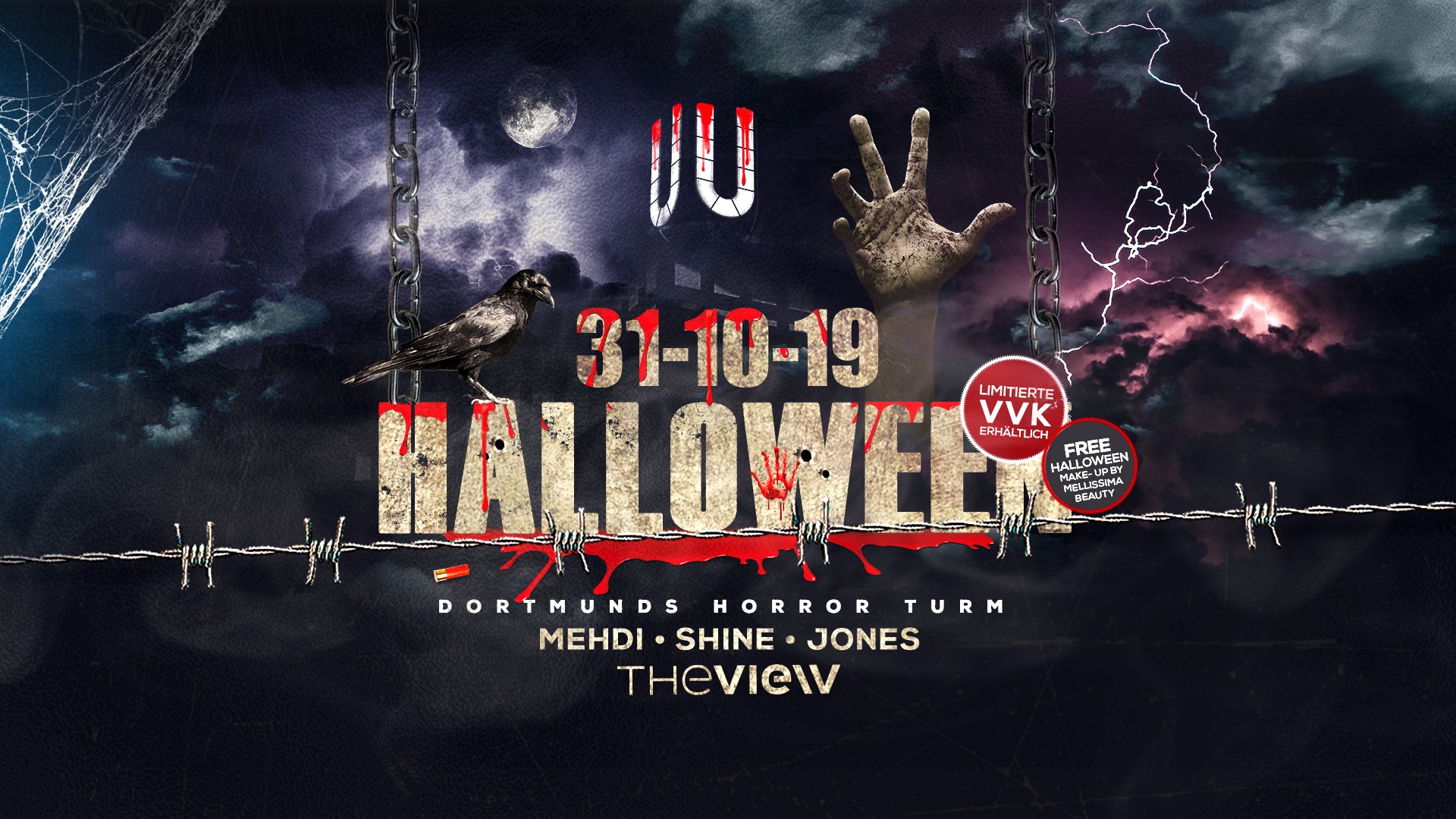 Halloween 2019 • Dortmunds Horror Turm • 31.10. • VIEW