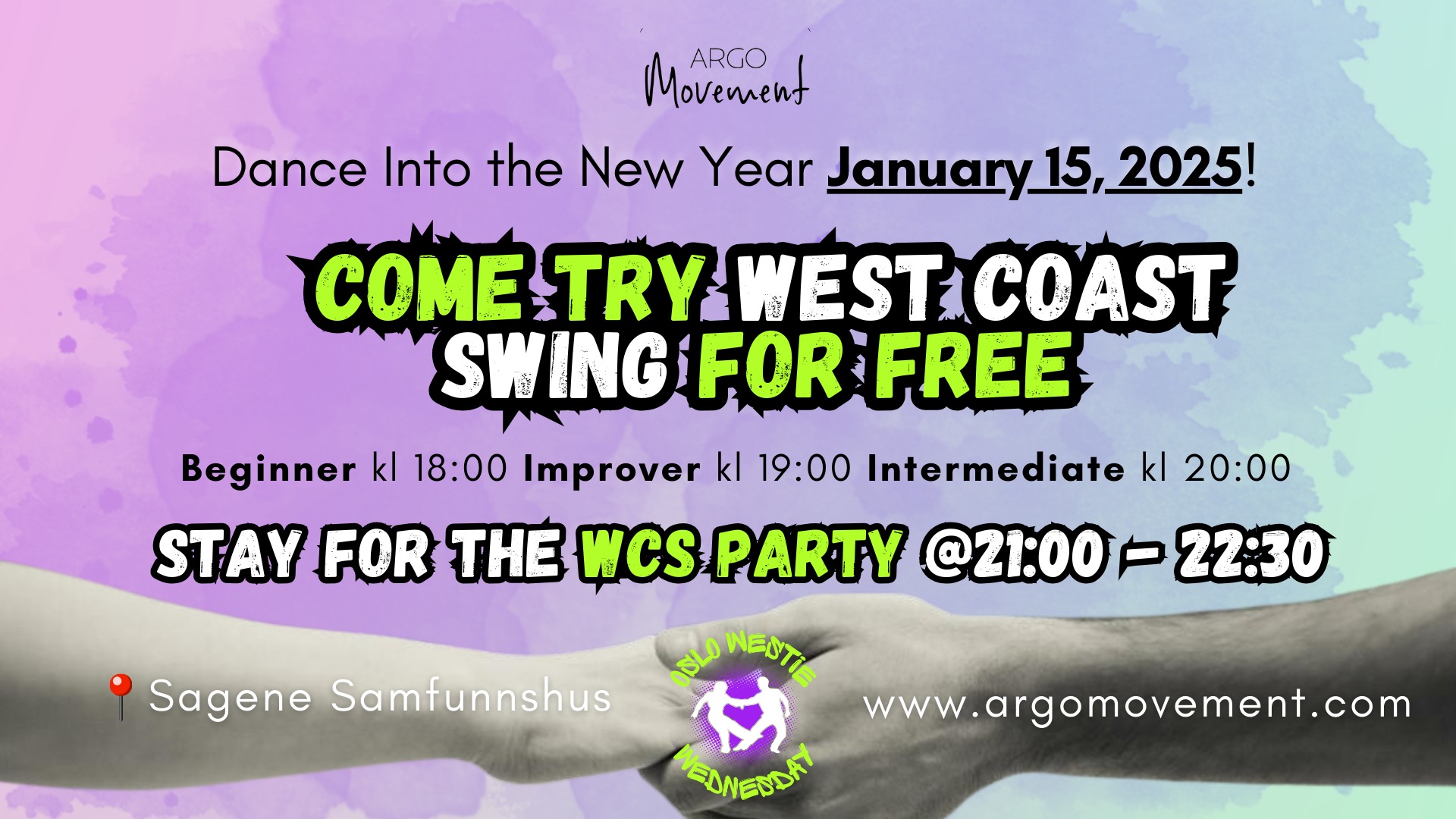 Free West Coast Swing Class & Party - January 15th