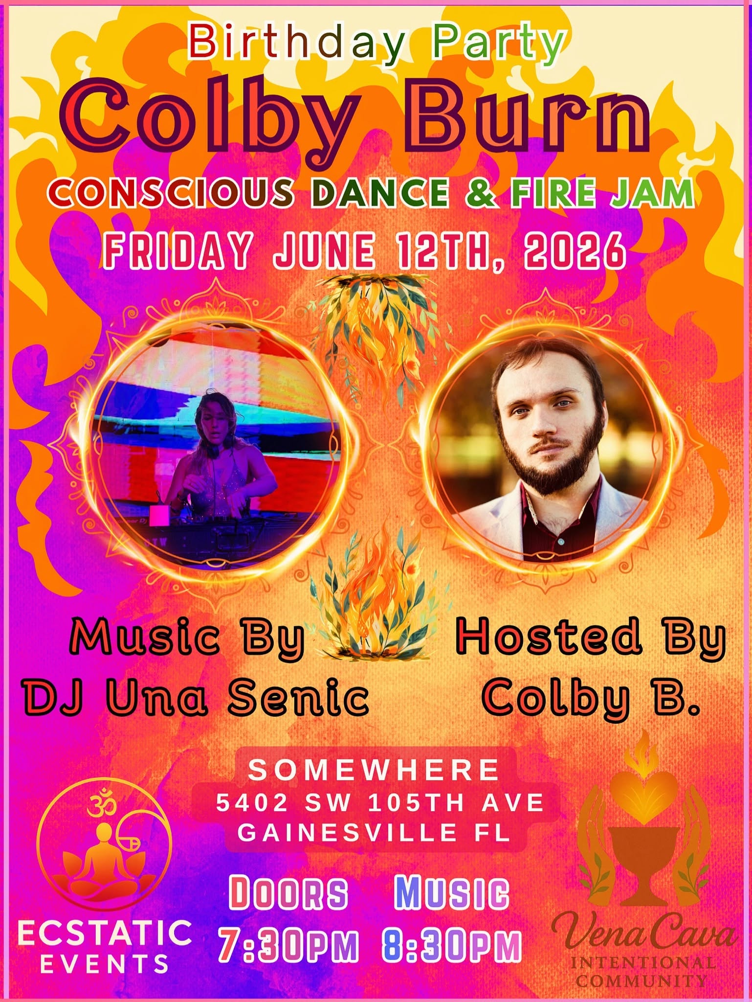 Colby Burn: Birthday Party - Fire Jam & Conscious Dance