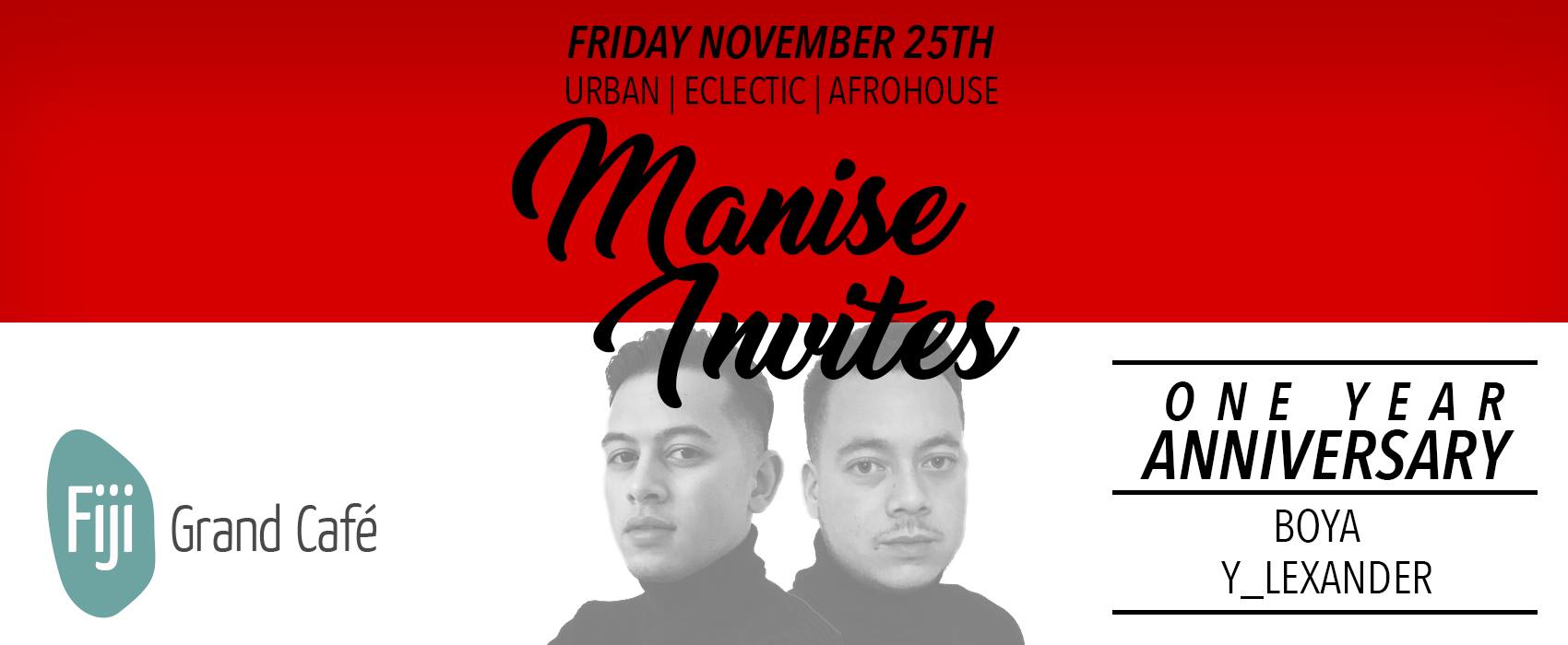 Manise Invites 1 Year Anniversary Boya & Ylexander