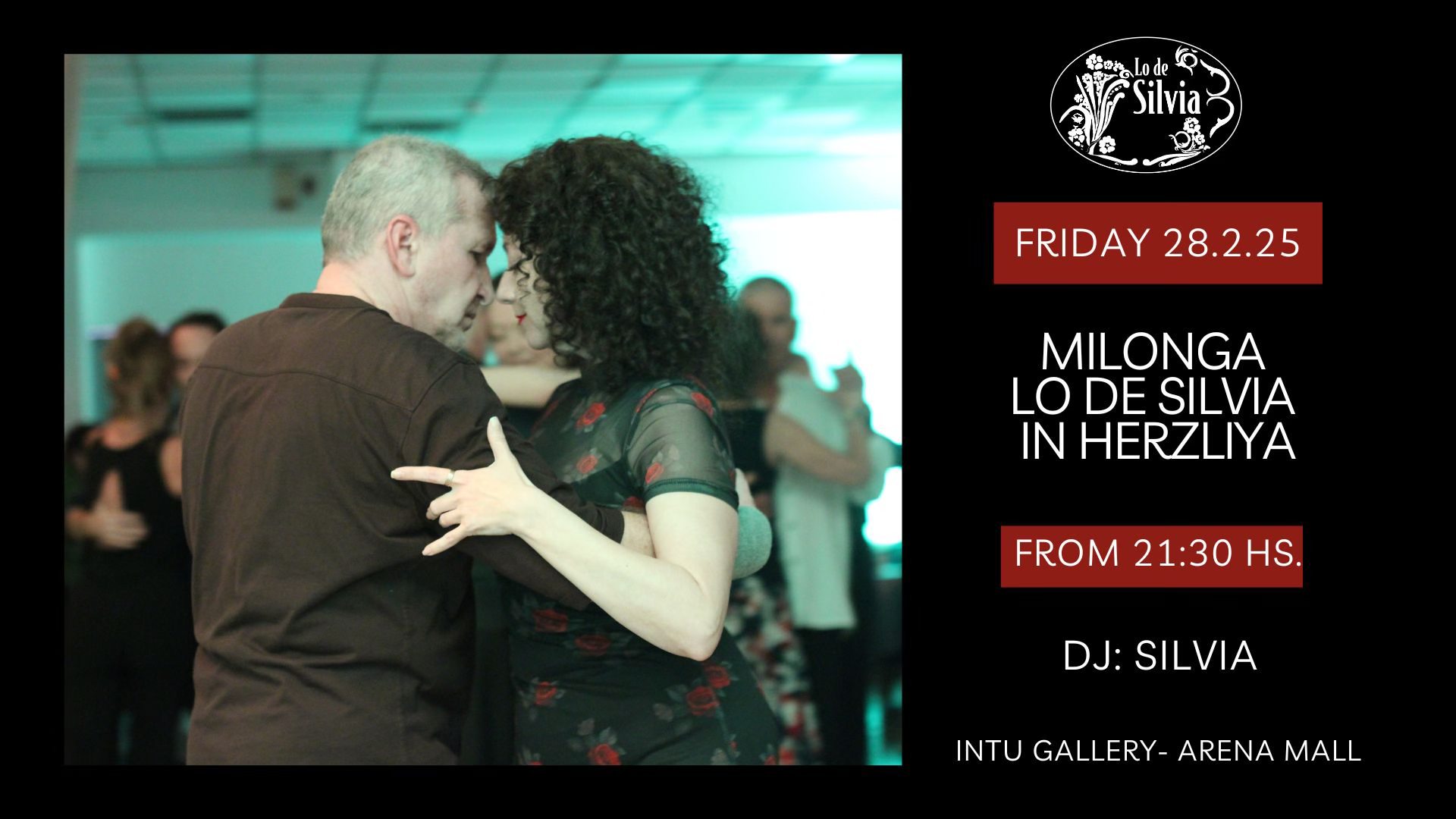 Friday - Milonga "Lo de Silvia" in Herzliya!