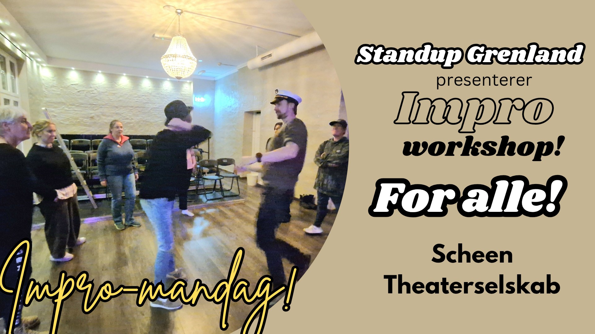 Impro-workshop for alle! đ