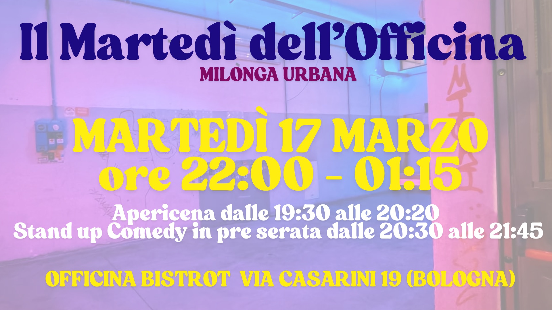 Il martedì dell'Officina - Milonga urbana