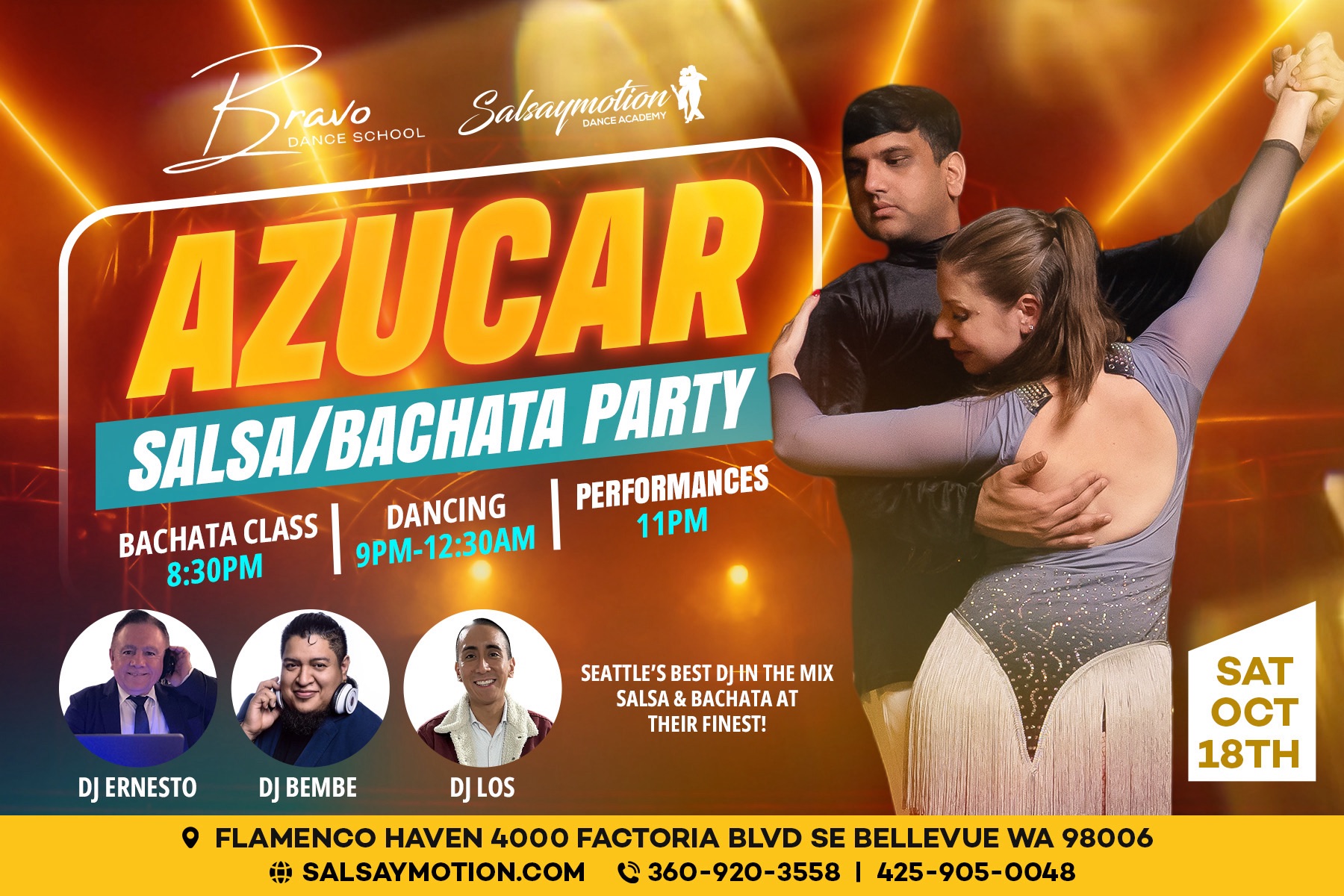 AZUCAR Salsa Bachata Party π