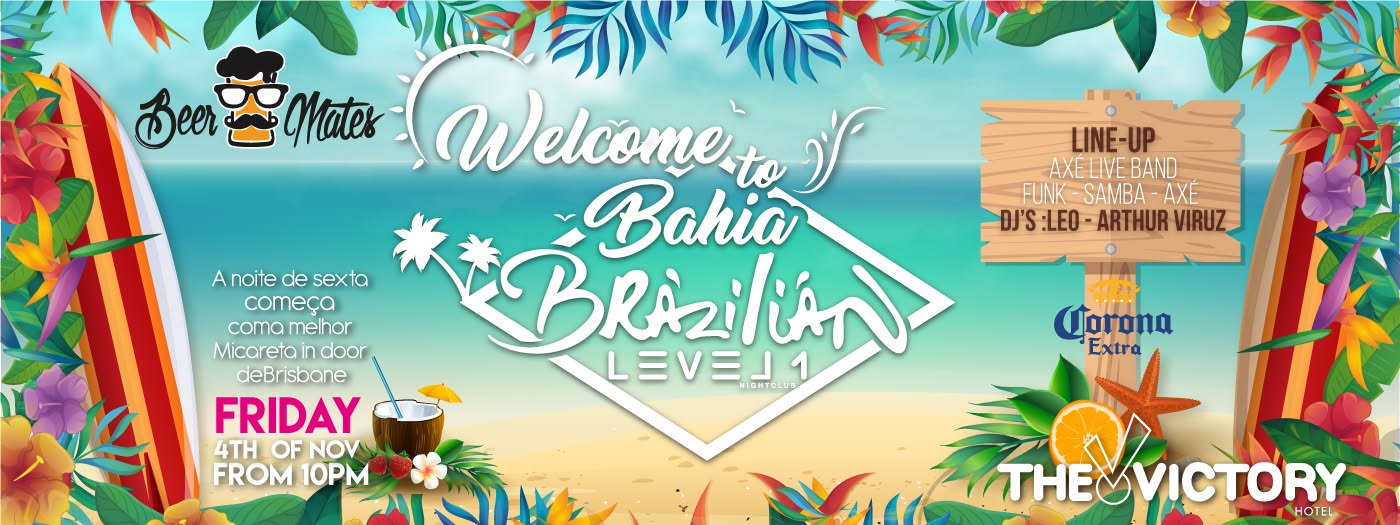 Welcome To Bahia - Brazilian Level1 At The Vic. (Live Axé Band)