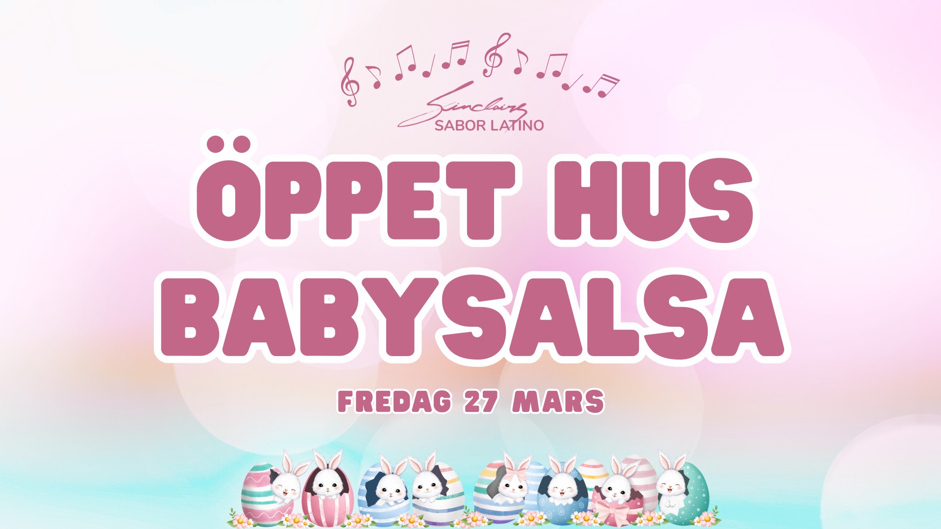 Öppet Hus för Babysalsa på Sinclairs Sabor Latino!