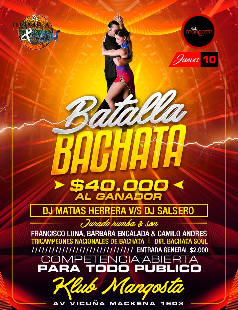 Jueves10 de noviembre Batalla Bachata