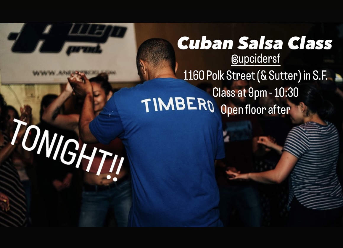 SALSA CLASS @ the UPcider Pub TONIGHT!!