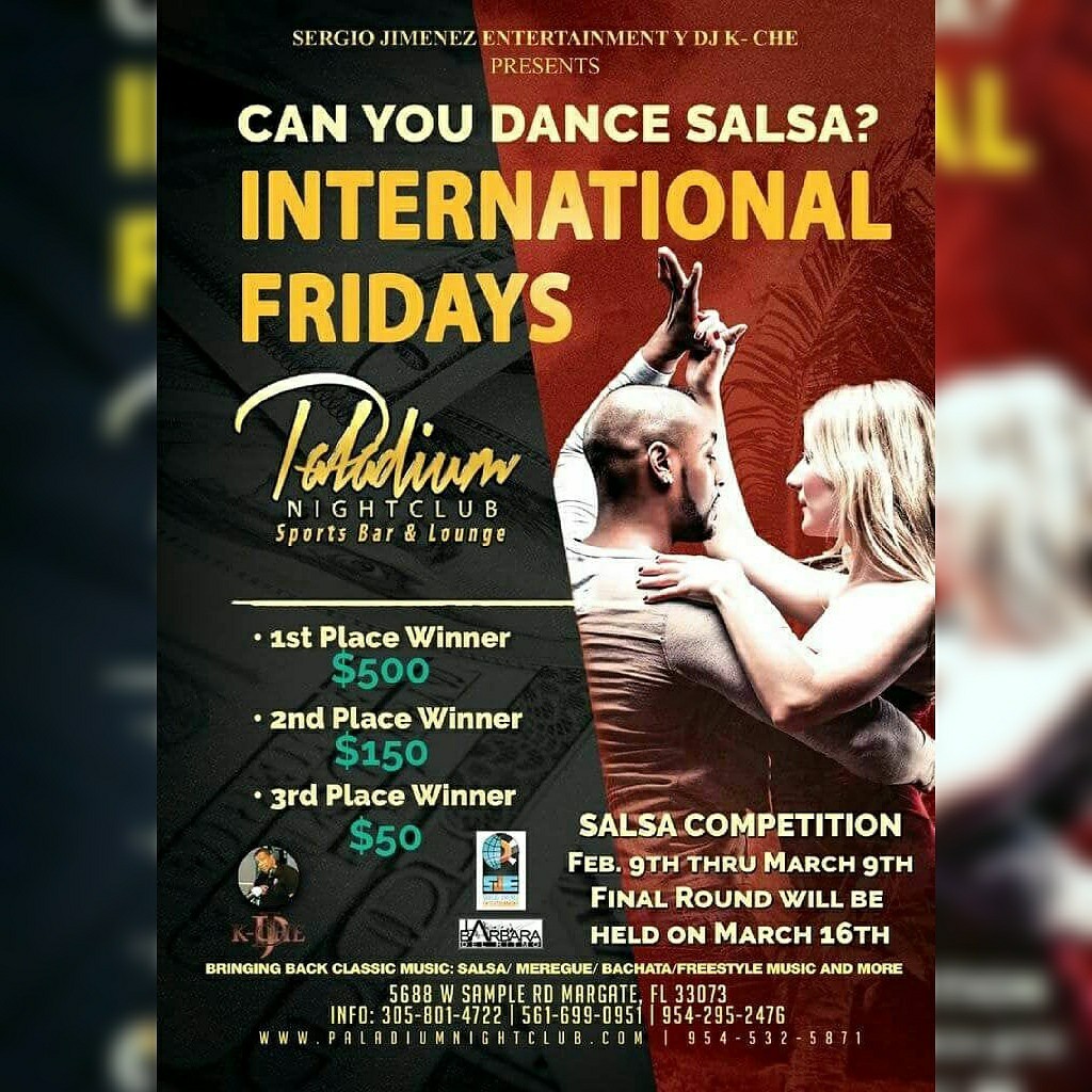 International Fridays 3rd week of Salsa Contest
