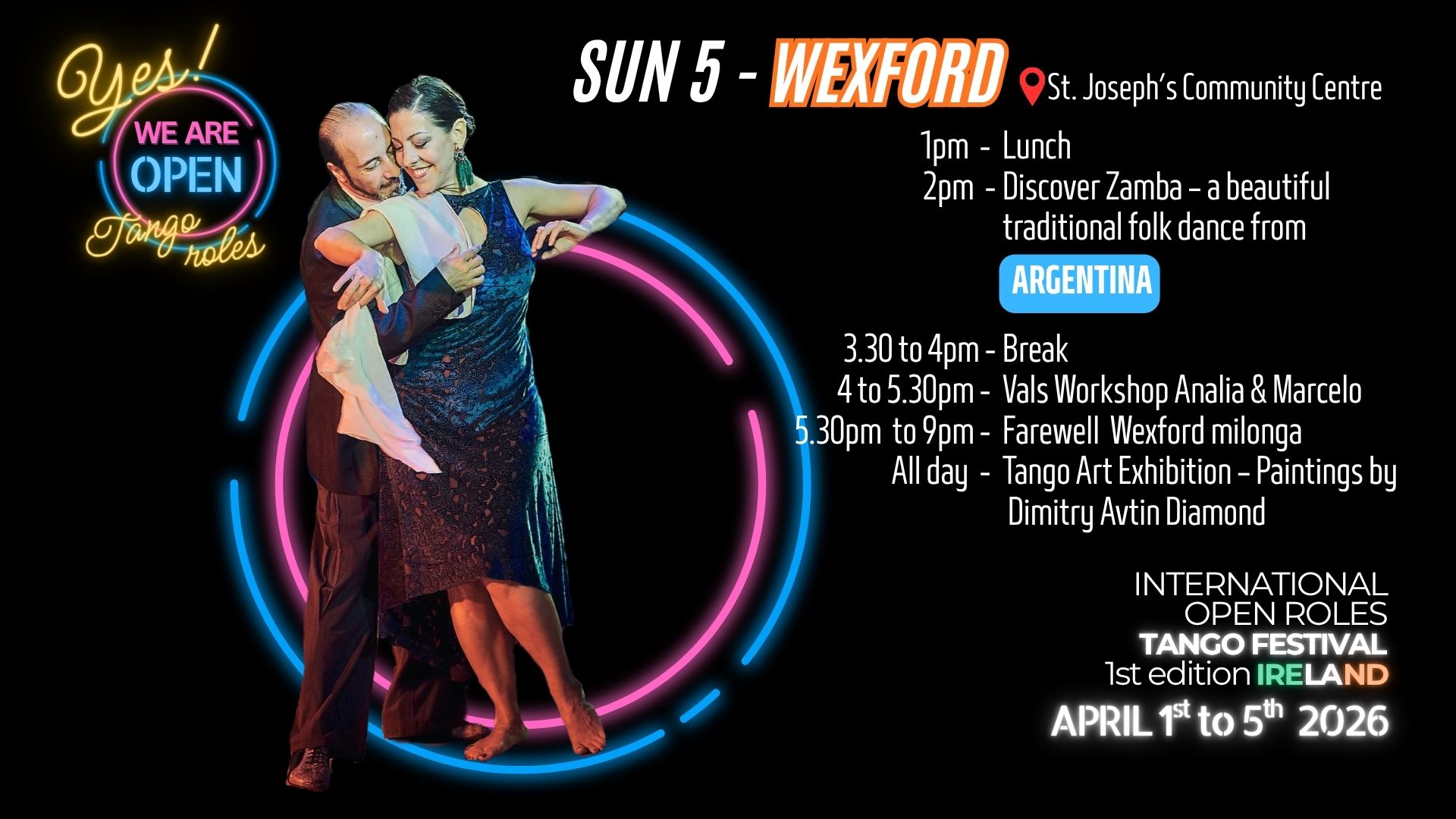 Wexford - International Open Roles TANGO Festival - Day 5