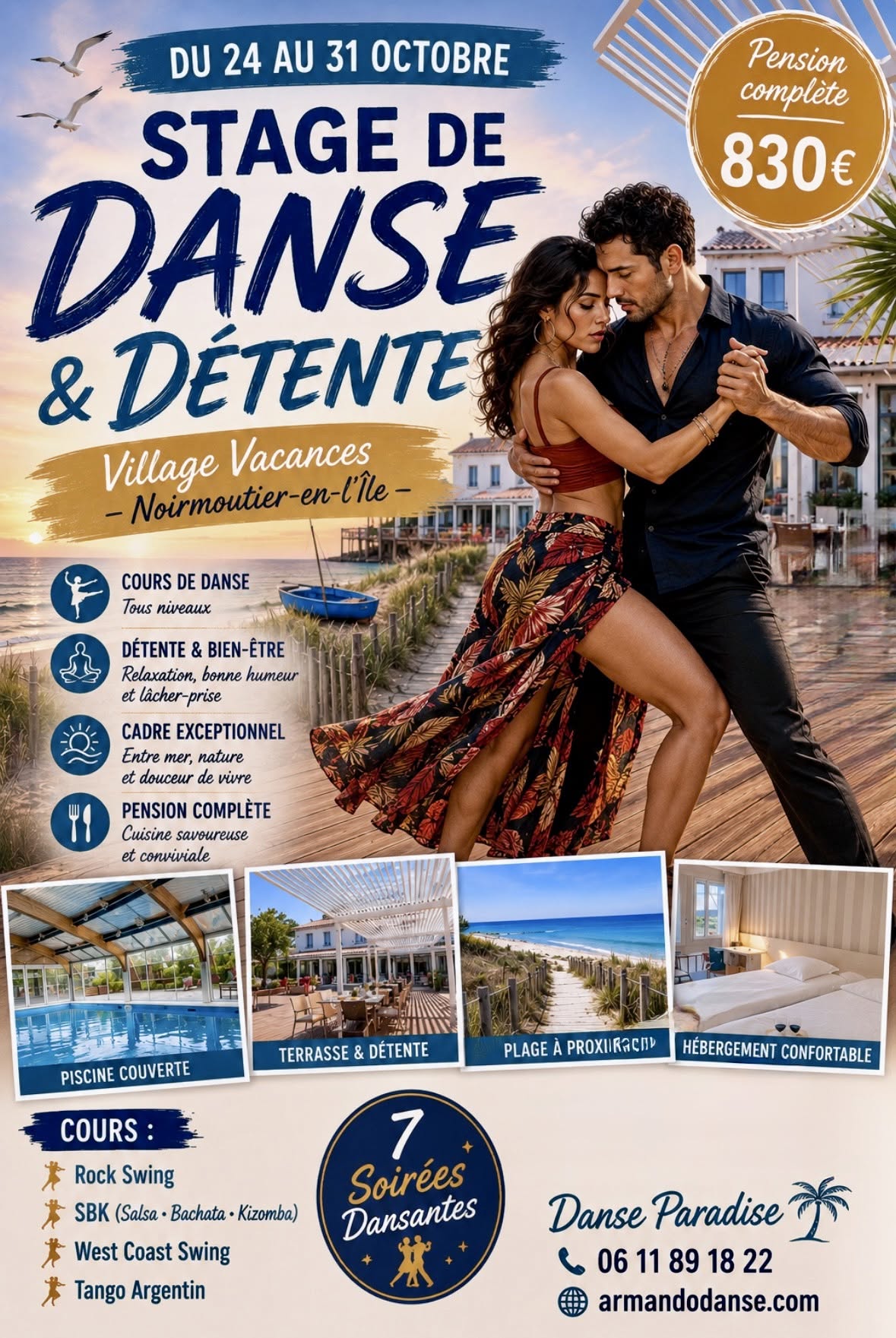 �� STAGE DE DANSE NOIRMOUTIER 2026 🎼
