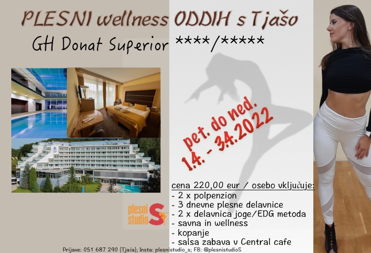 Plesni wellness oddih s Tjašo
