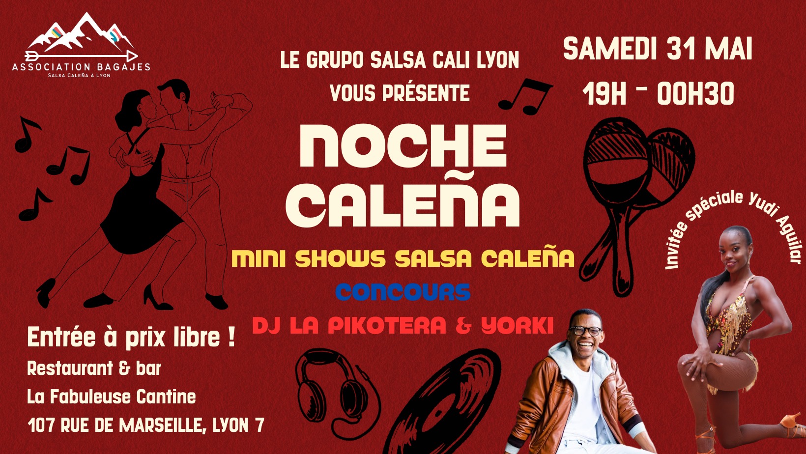 🇨🇴 Noche caleña 🇨🇴 - Mini show salsa caleña, Dj Set Yorki & La pikotera