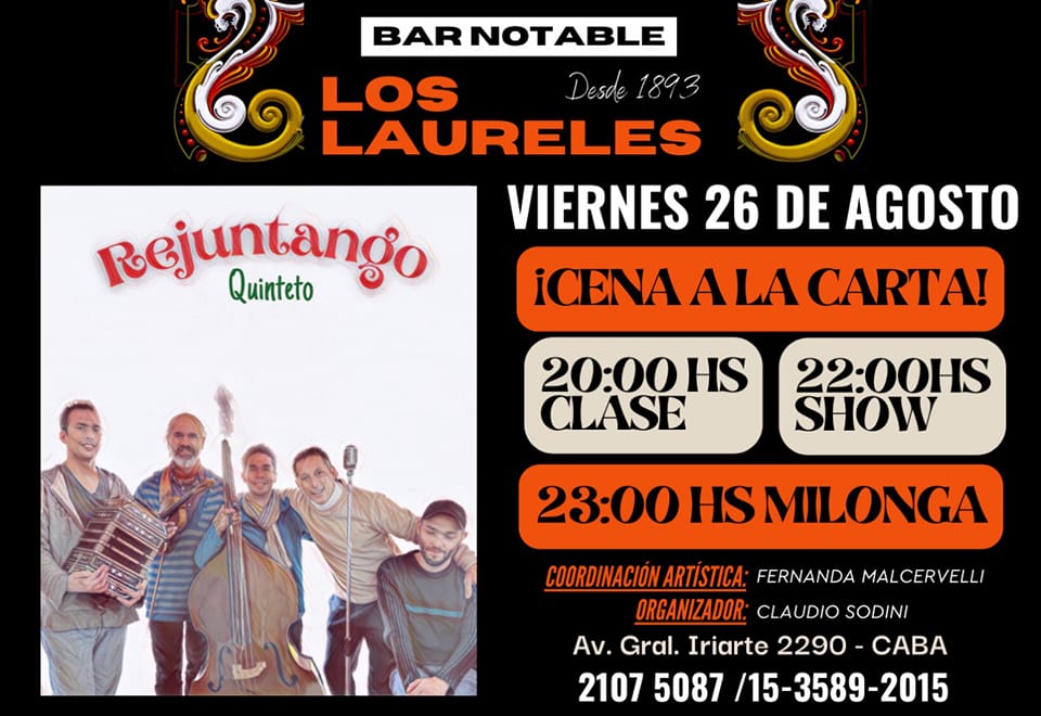 Orq Rejuntango voz Alfio Franci