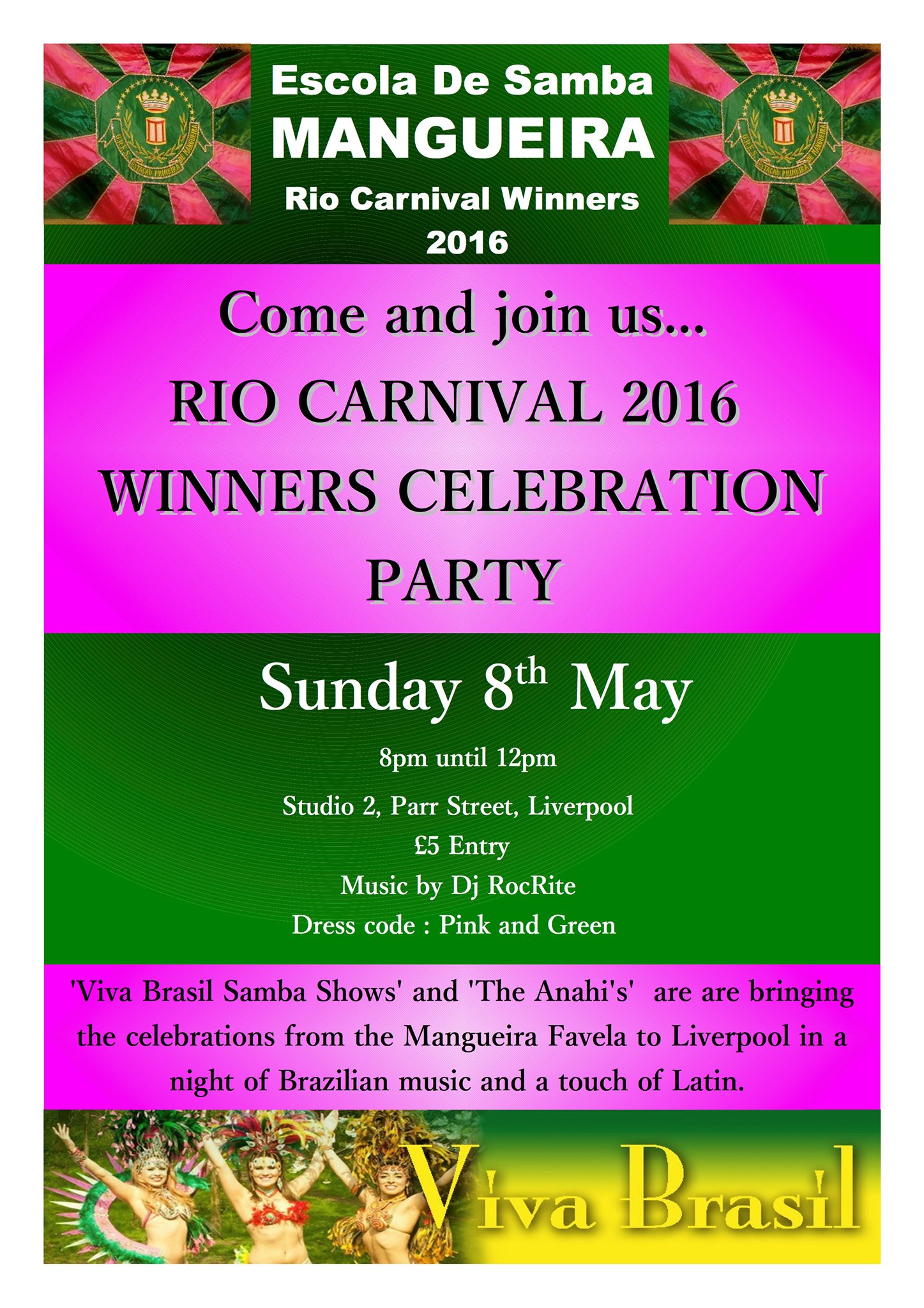 Rio Carnival Winners Celebration Party
