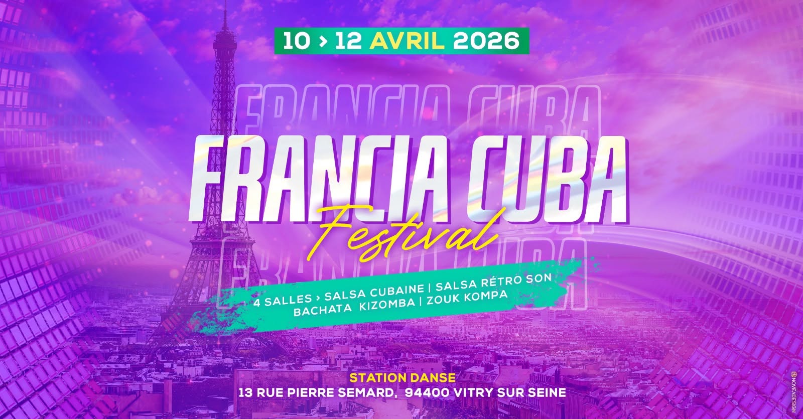 FRANCIA CUBA Festival 50 Workshops 3 Soirées 4 salles