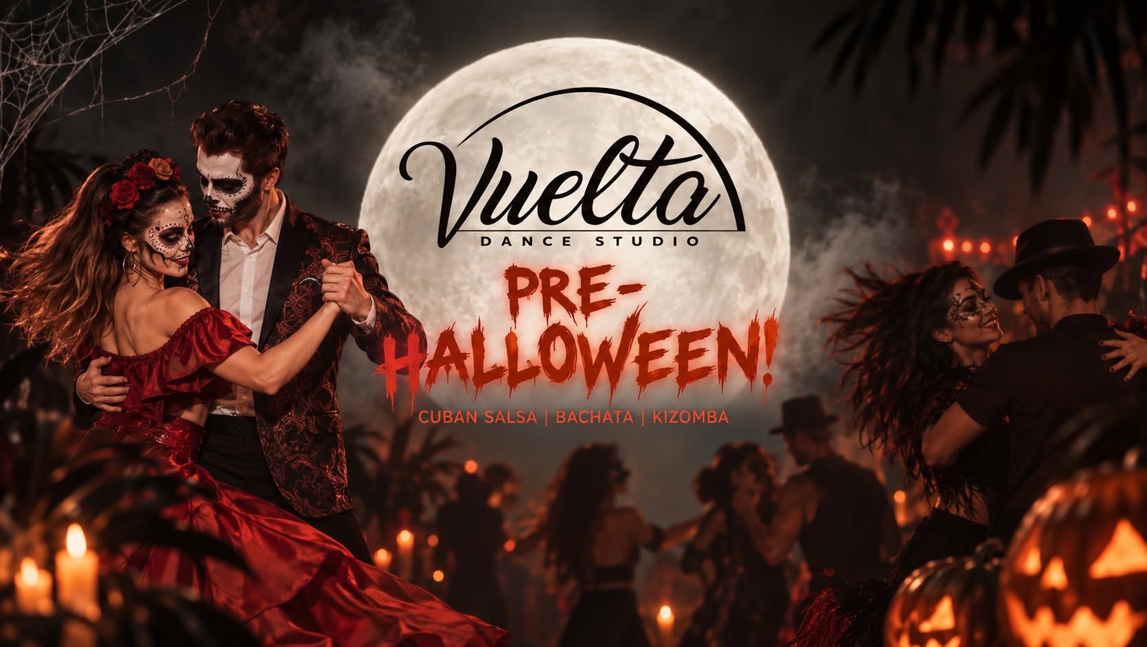 Pre-Halloween SBK Social Dance party + Cuban Salsa pamoka