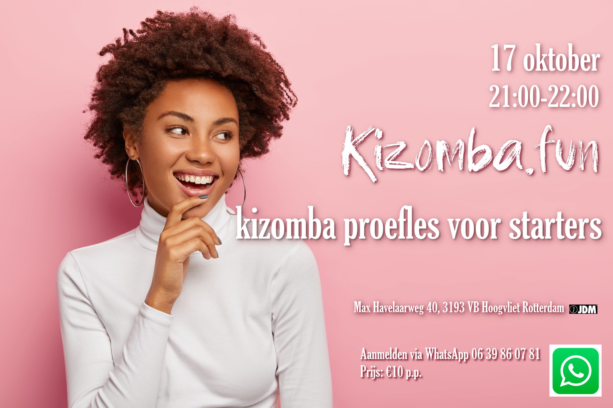 PROEFLES KIZOMBA BEGINNERS ~ IN HOOGVLIET