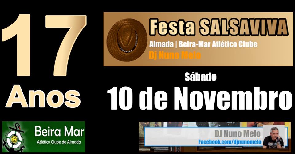 Hoje - 17º Aniversário Festa Salsaviva - 10 novembro 2018