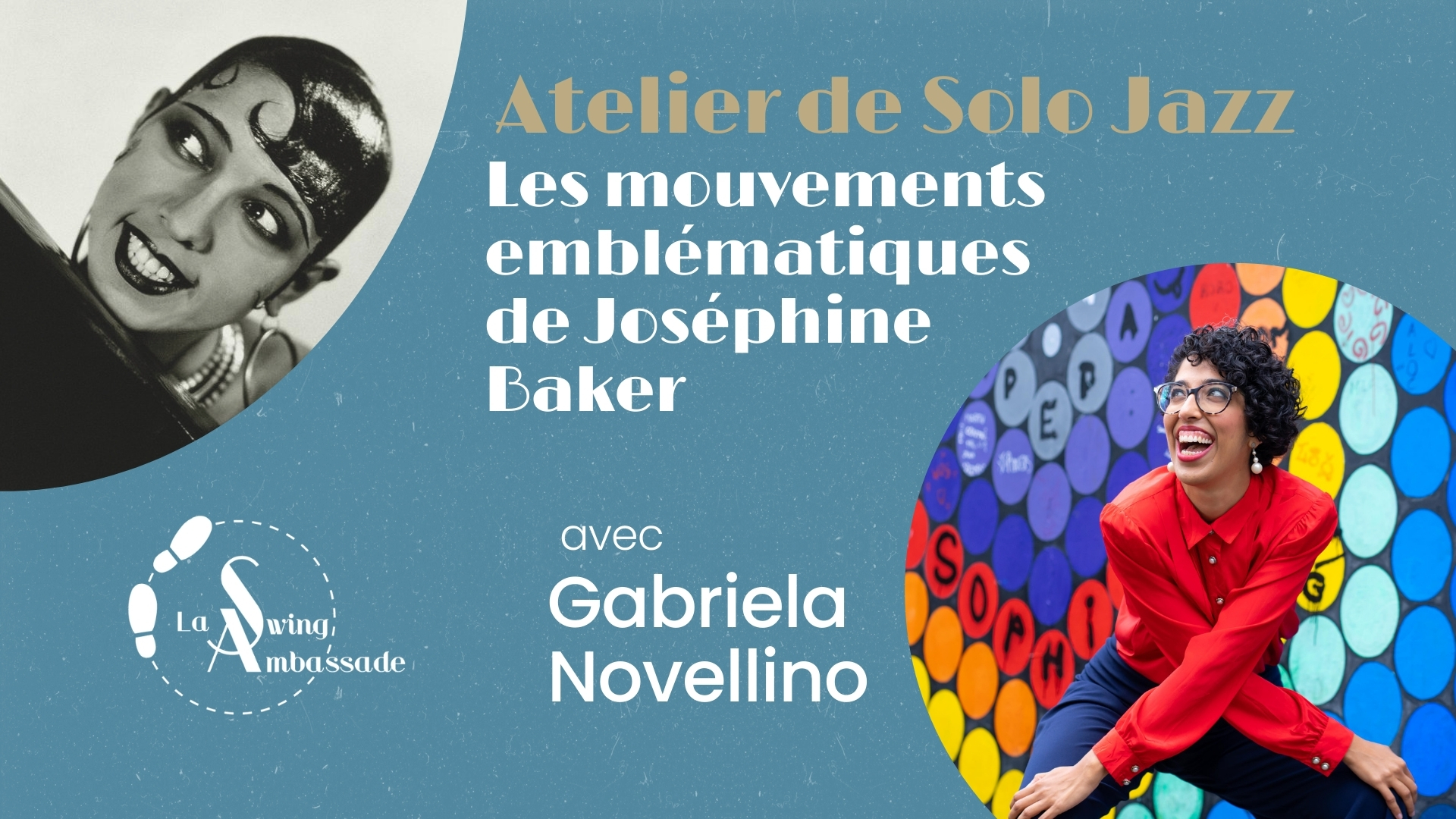 Atelier Solo Jazz avec Gabriela Novellino • Les mouvements emblématiques de Joséphine Baker