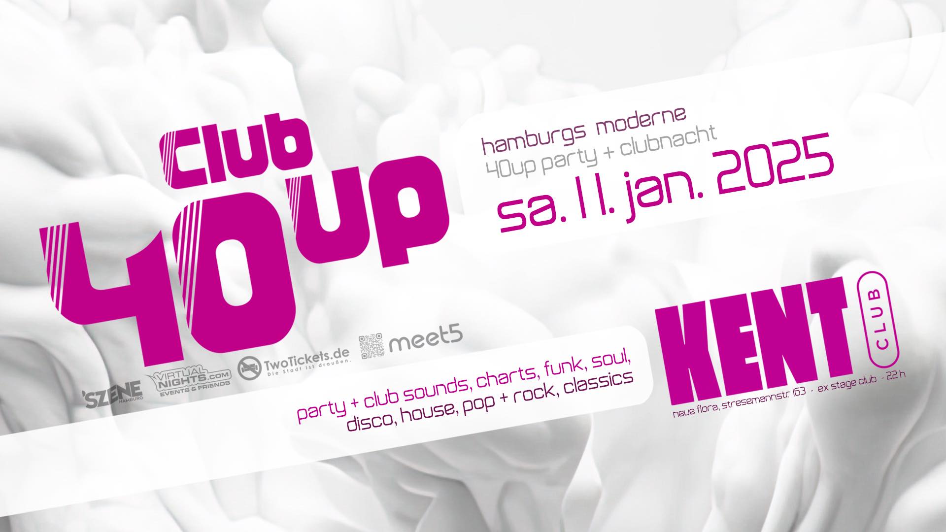 Club40up Hamburgs moderne Club Party für die Generation 40up