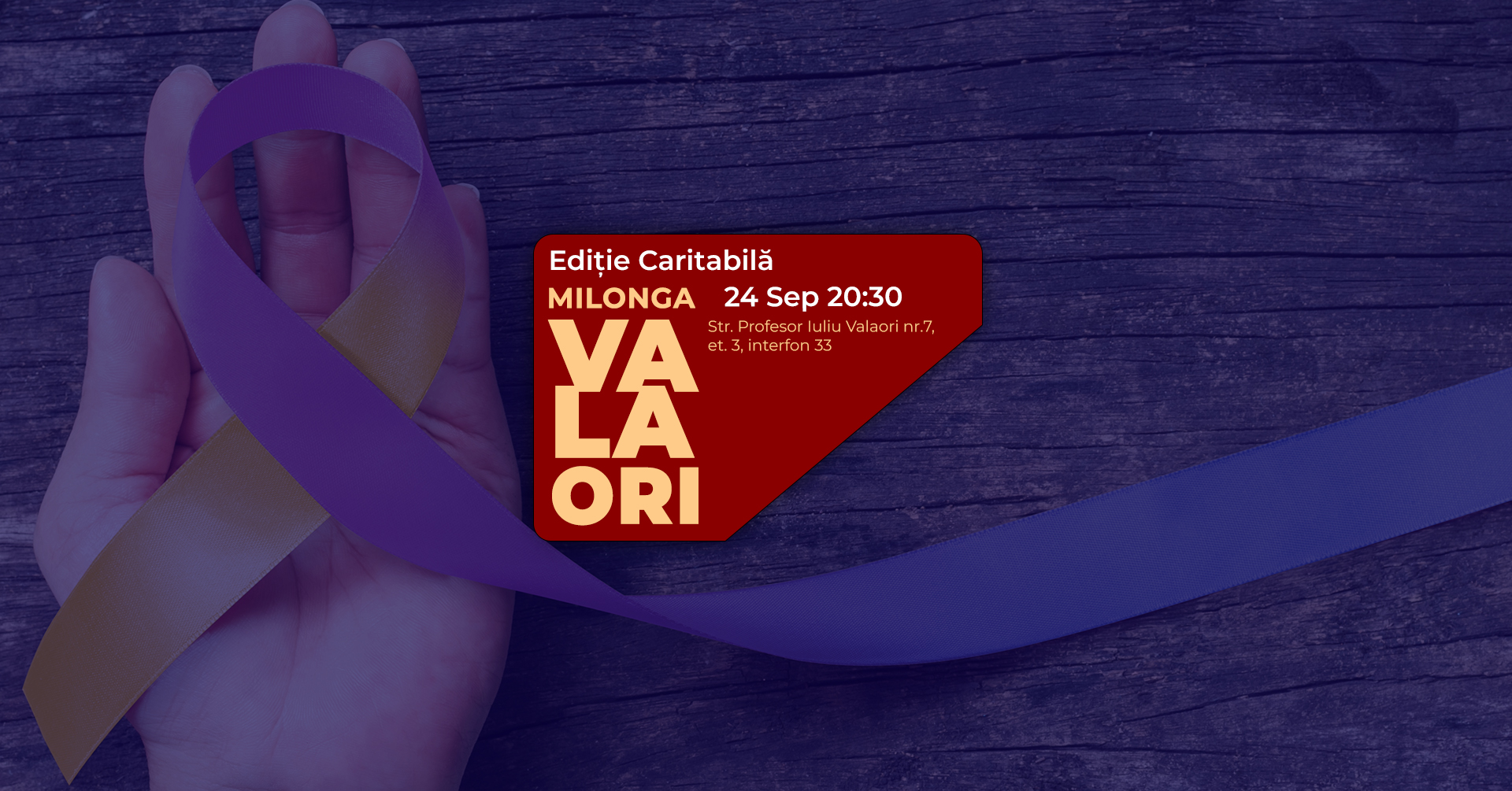 Milonga la Valaori - 24 Septembrie - Ediție Caritabilă