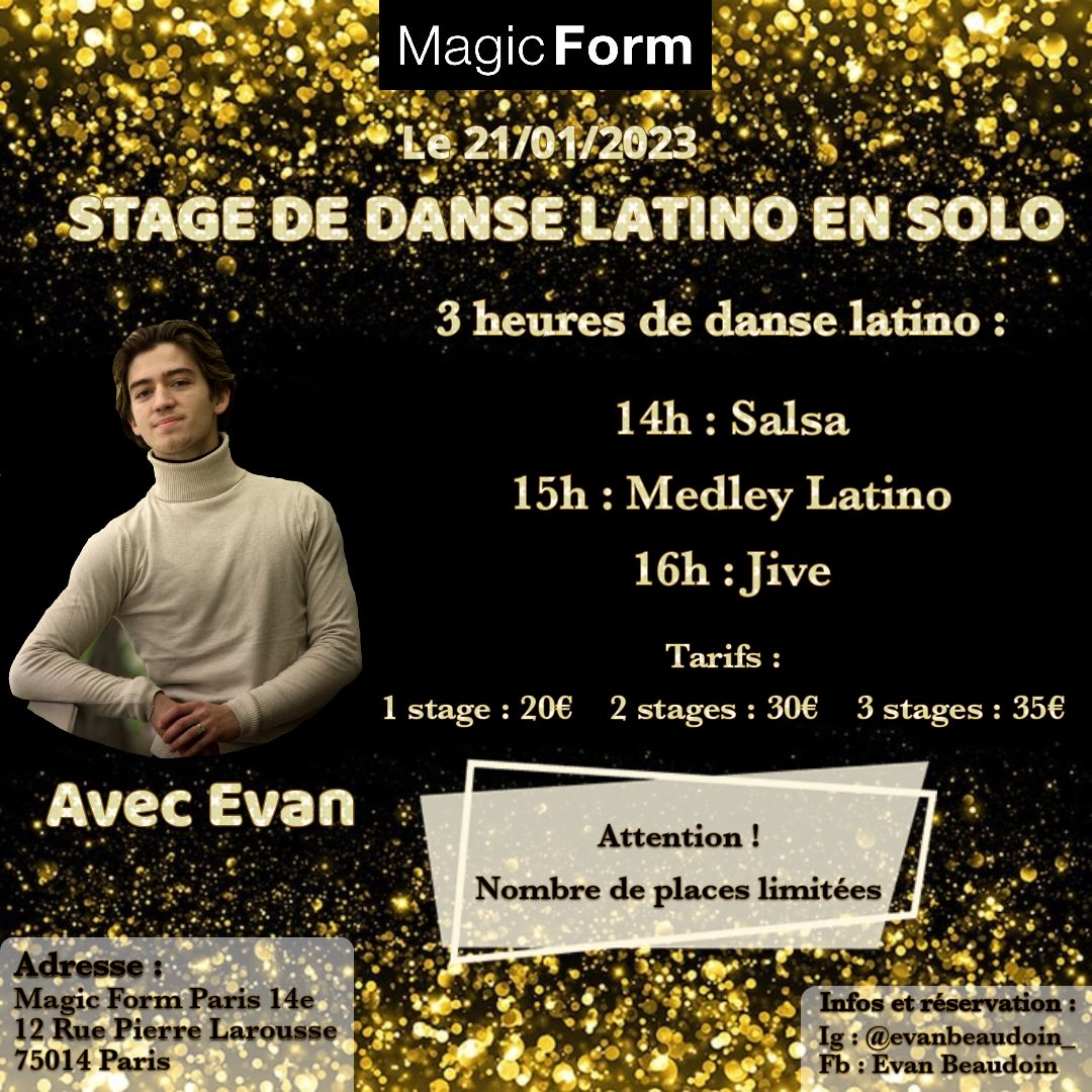 Masterclass de Danse Latino à Magic Form P14