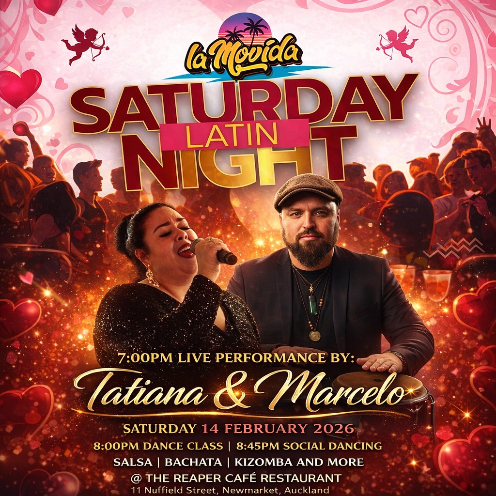 SATURDAY LATIN NIGHT - Valentines Theme